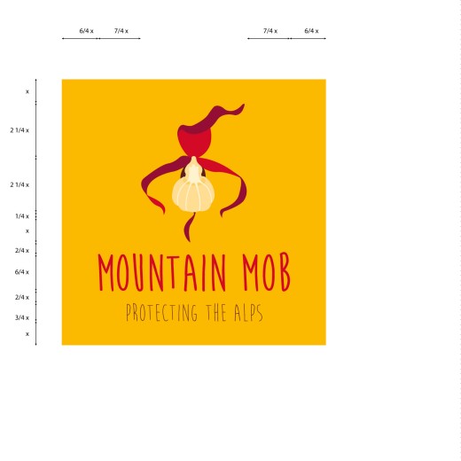 logodesign mountain mob frauenschuh