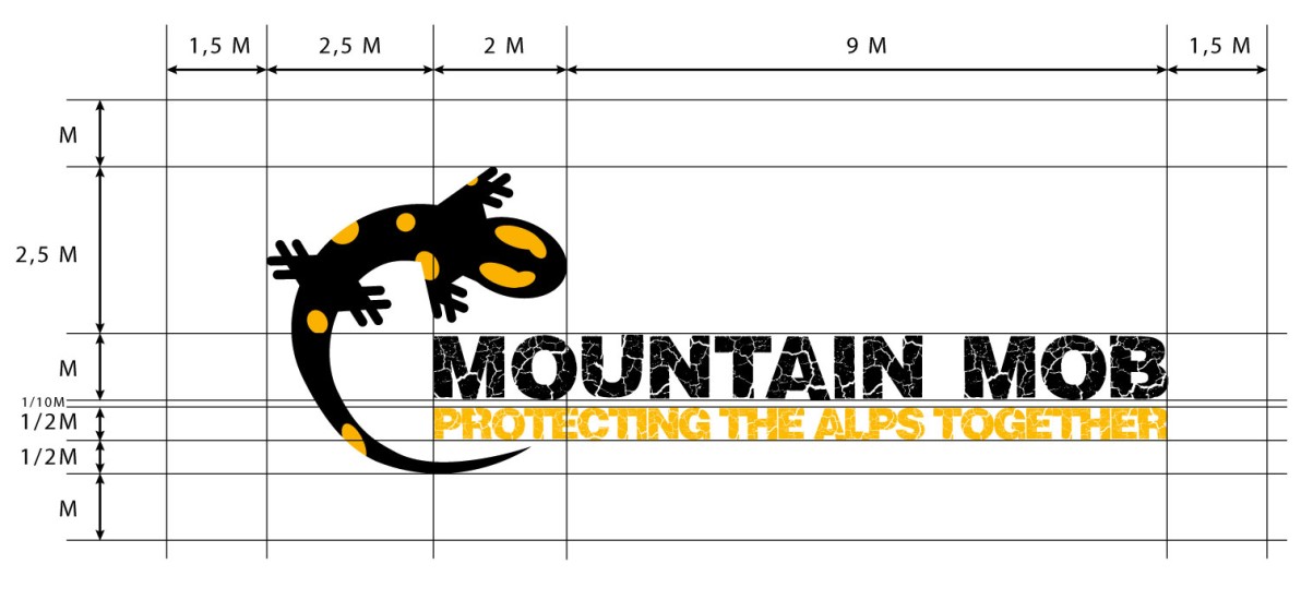 logodesign mountain mob salamander